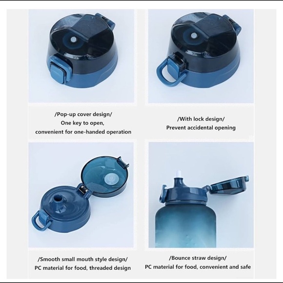 One Gallon Motivational Water Bottles - NEW - Picture 8 of 8